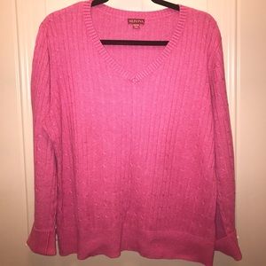 Merona lightweight cable knit sweater